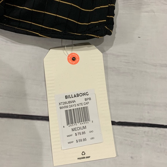 NWT- Billabong Warm Days Nite Cap Bikini Top Sz M - Picture 3 of 5